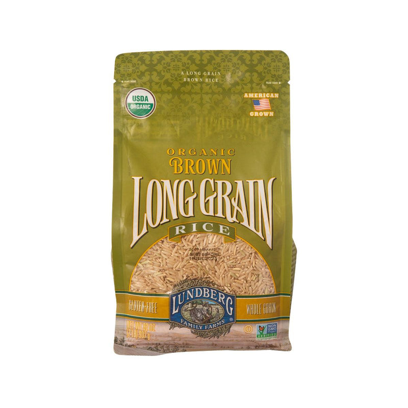 LUNDBERG Organic Brown Long Grain Rice  (907g)