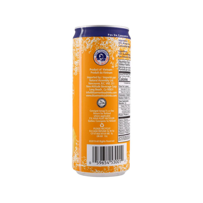 BLUE MONKEY Sparkling Mango Juice Drink  (330mL)