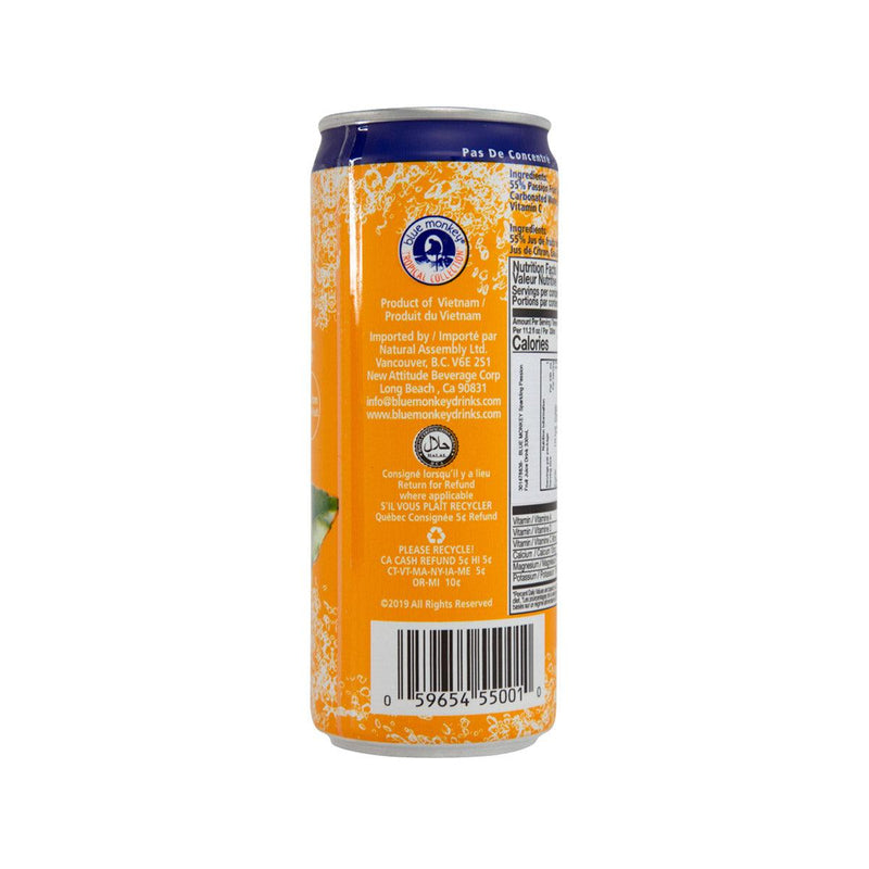 BLUE MONKEY Sparkling Passion Fruit Juice Drink  (330mL)