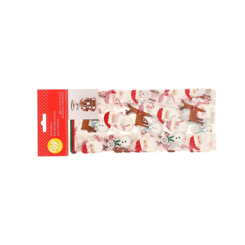 WILTON 聖誕糕點袋 - 聖誕老人與麋鹿  (20pcs)