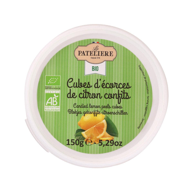 LA PATELIERE Organic Candied Lemon Peels Cubes  (150g)