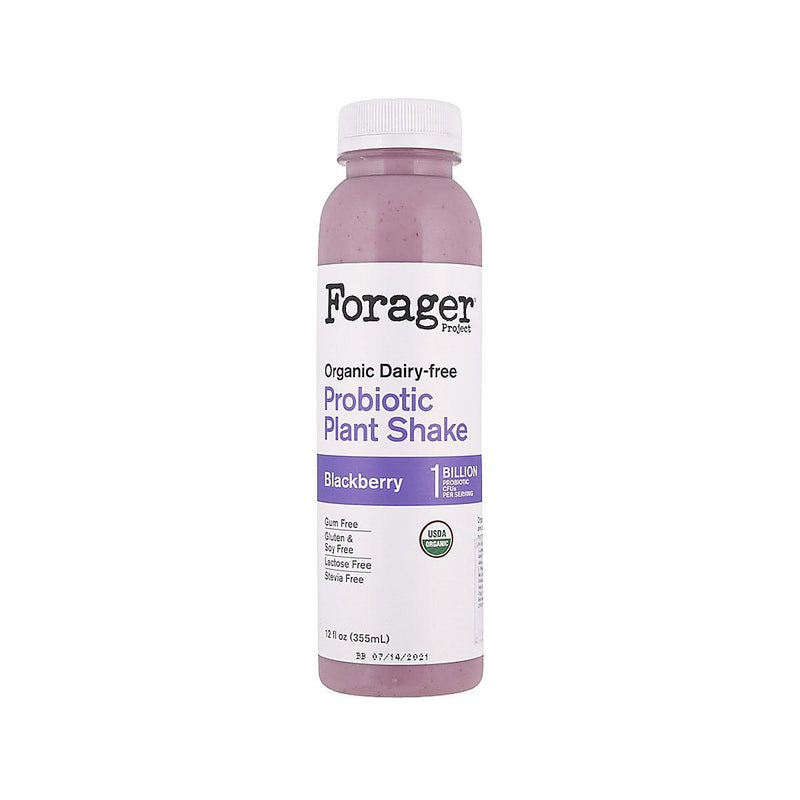 FORAGER PROJECT Organic Daity-Free Probiotic Smoothie - Blackberry  (355mL)