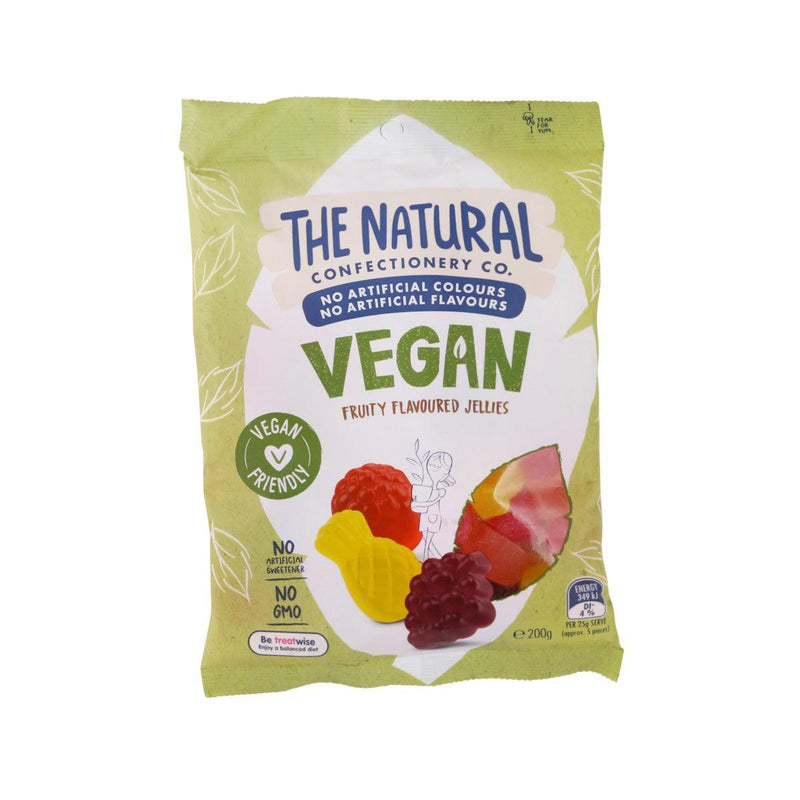 NATURAL CONFECTIONERY Jelly Confectionery - Vegan Fruity Flavored  (180g)