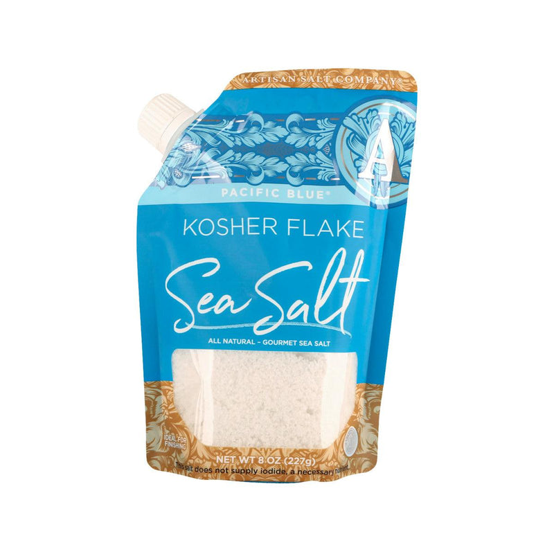 SALTWORKS Pacific Blue® Kosher Sea Salt Flake  (227g)