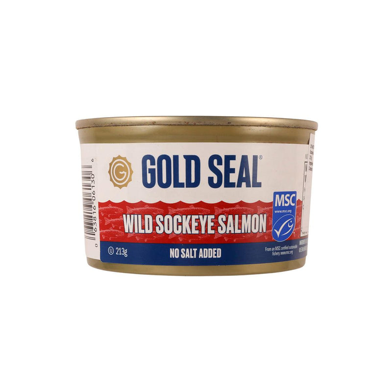 GOLD SEAL Wild Sockeye Salmon - No Salt Added  (213g)