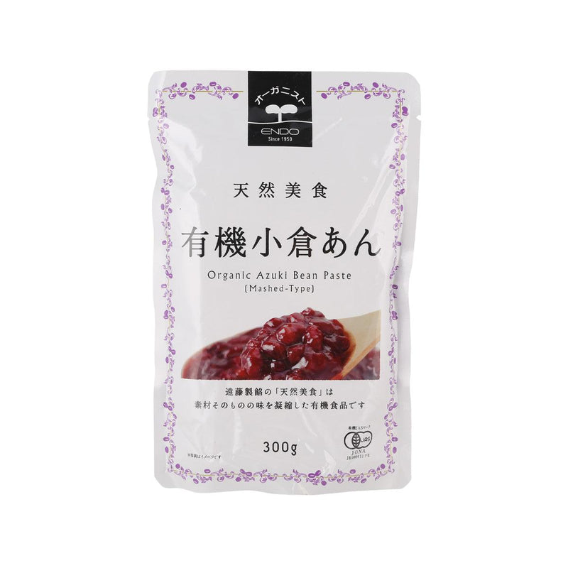 ENDOSEIAN Organic Azuki Reb Bean Paste - Mashed Type  (300g)