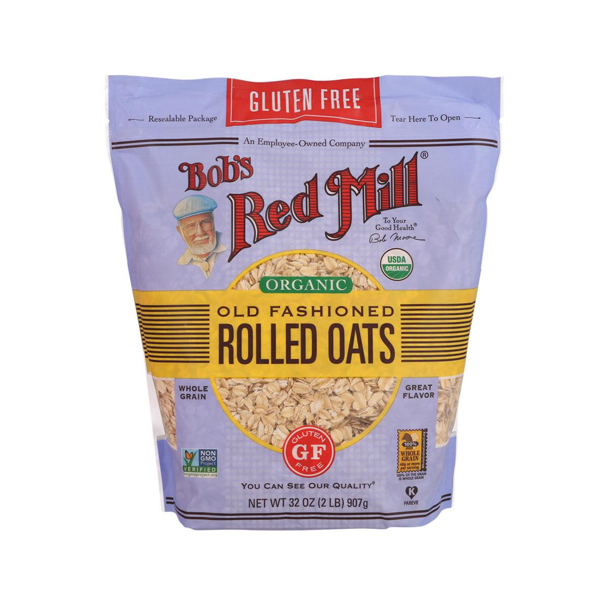 BOB'S RED MILL Organic Gluten Free Old Fashioned Rolled Oats (907g ...