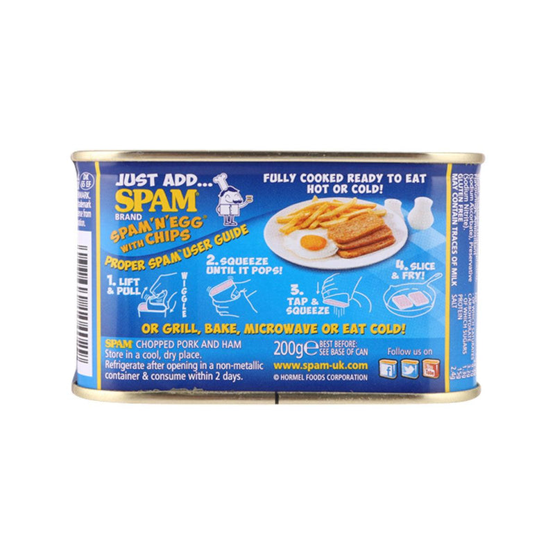 HORMEL SPAM® Luncheon Meat - Chopped Pork and Ham  (200g)