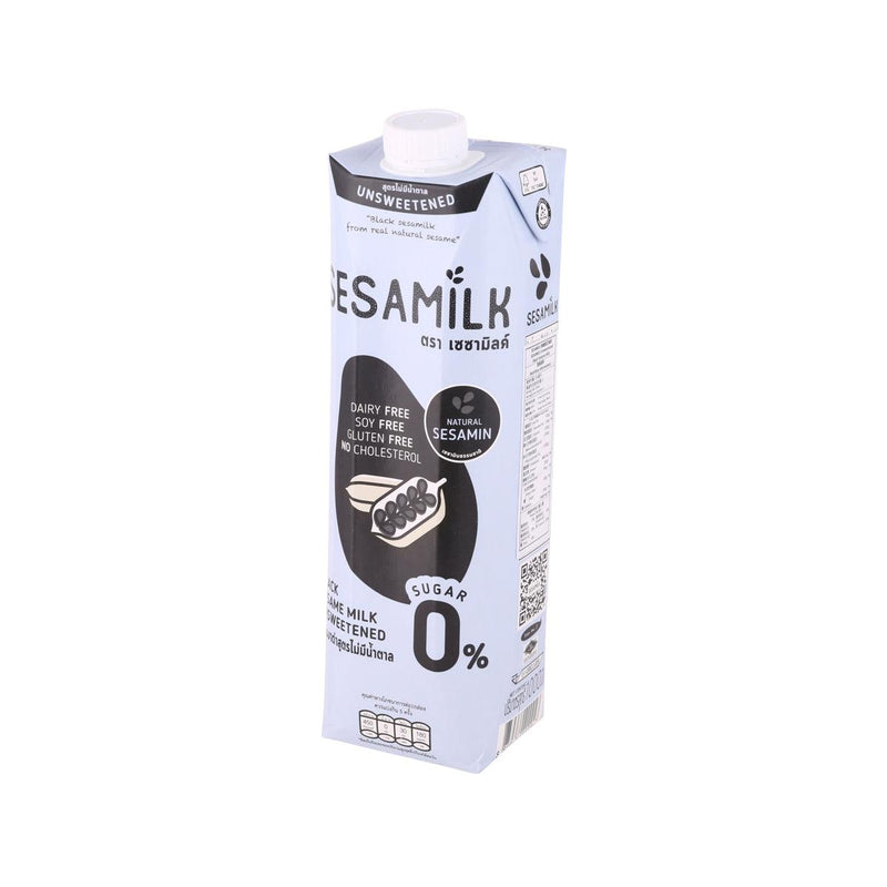 SESAMILK Unsweetened Black Sesame Milk  (1L)