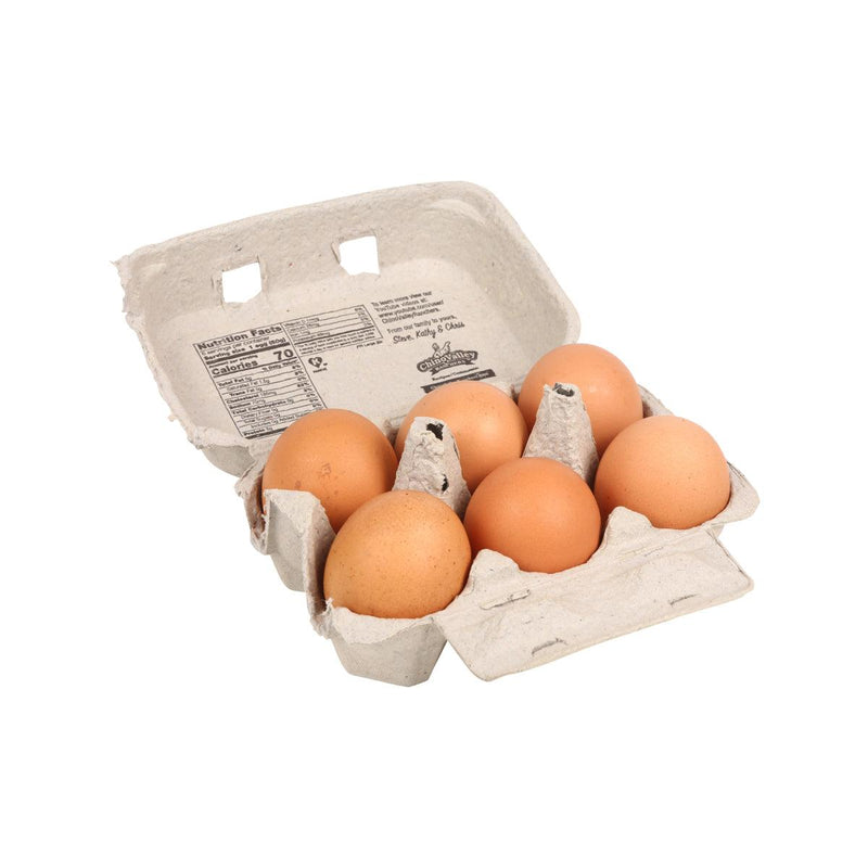 CHINO VALLEY Organic Pasture Raised Brown Eggs - Large  (6pcs)