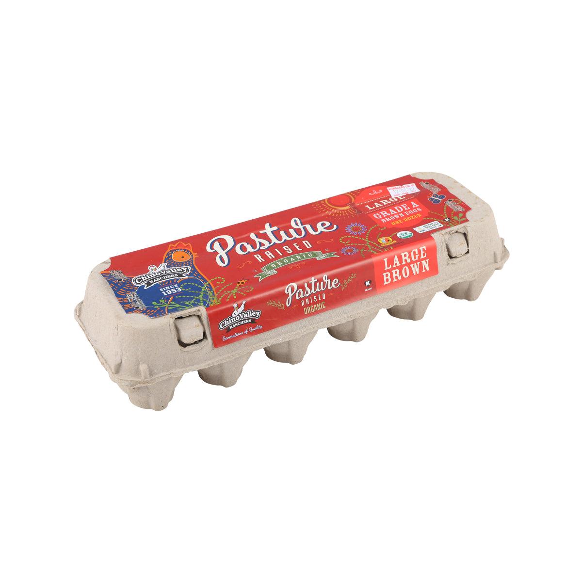 CHINO VALLEY Organic Pasture Raised Brown Eggs - Large  (12pcs)