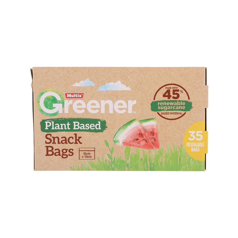 MULTIX Greener Plant Based Snack Bags  (35pcs)