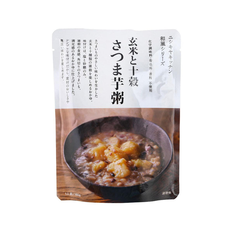 NISHIKI SHOKUHIN Brown Rice, Mixed Grains and Sweet Potato Congee  (180g)