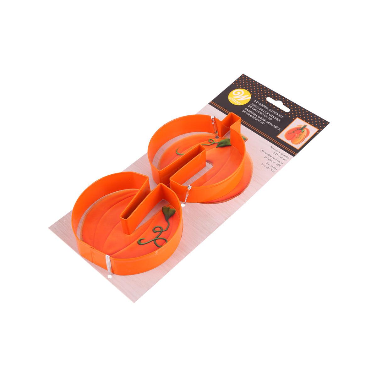 WILTON Halloween 3D Cookie Cutter Set - Pumpkin  (2pc) - city'super E-Shop