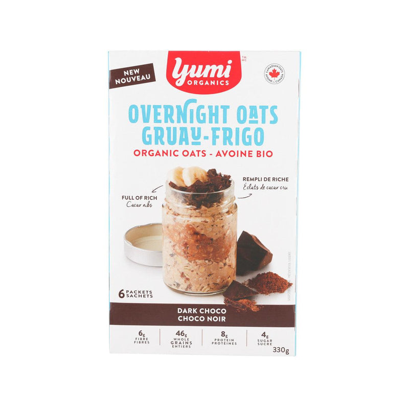 YUMI ORGANICS Dark Choco Overnight Oats  (330g) - city&