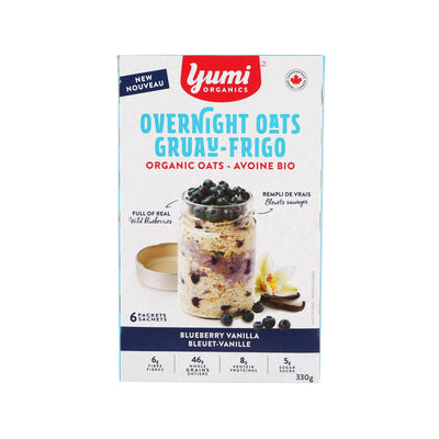 YUMI ORGANICS Blueberry Vanilla Overnight Oats  (330g) - city'super E-Shop