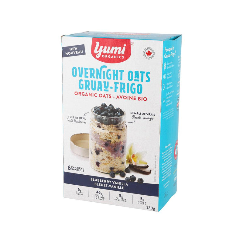 YUMI ORGANICS Blueberry Vanilla Overnight Oats  (330g) - city&