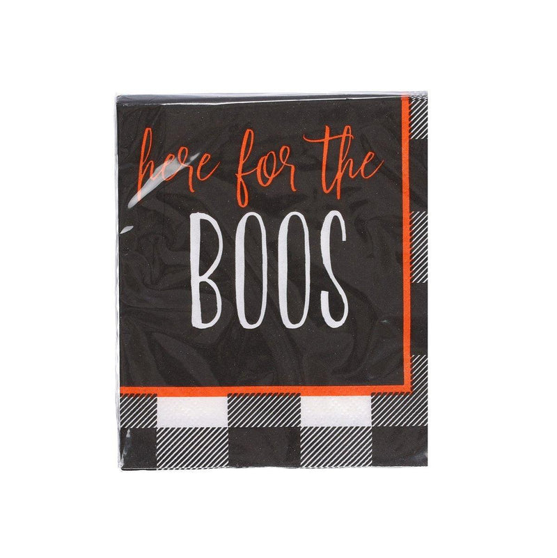 CREATIVE CONVERTING Halloween Beverage Napkin - Here for the Boos  (16)