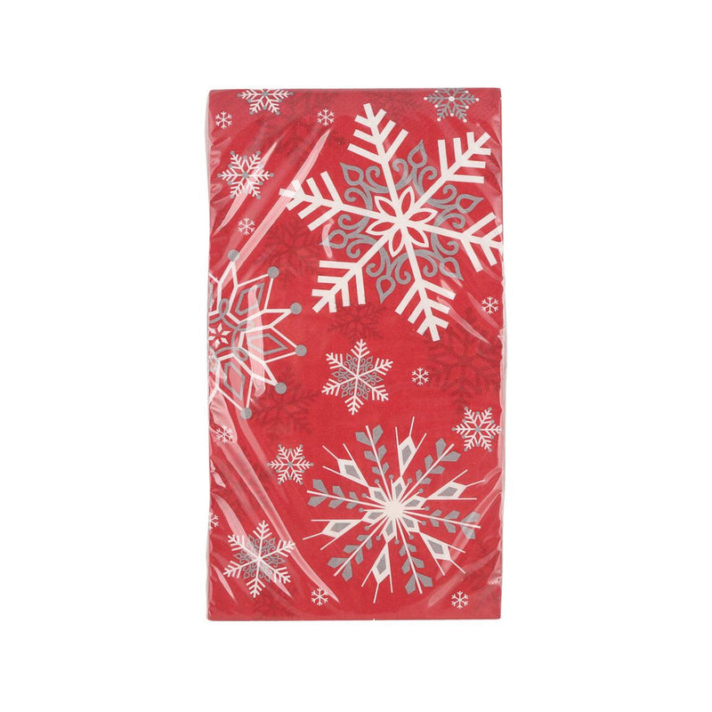 CREATIVE CONVERTING Xmas Guest Towel - Winter Snowflakes  (16)