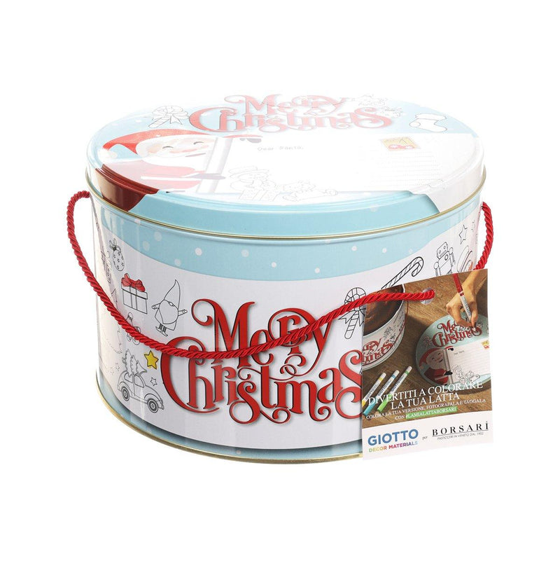 BORSARI Classic Panettone - Coloring Your Own Tin  (1000g)