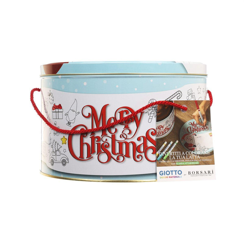 BORSARI Classic Panettone - Coloring Your Own Tin  (1000g)