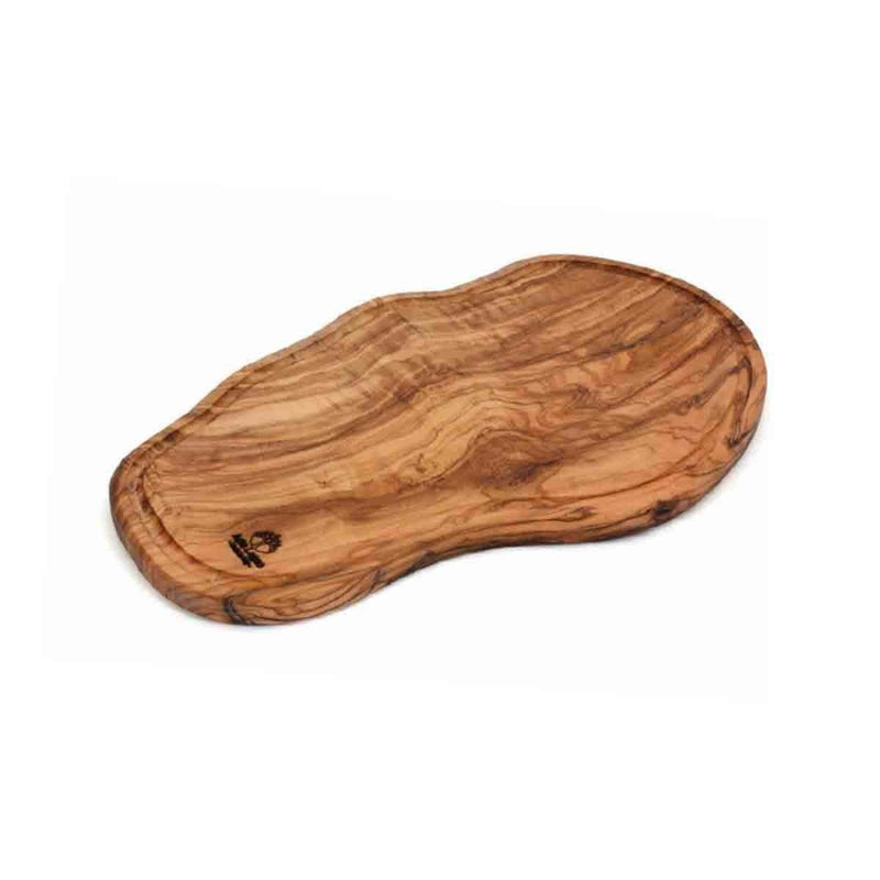 ARTE LEGNO Olive Wood Natural Cutting Board with Milled 42x19x2cm