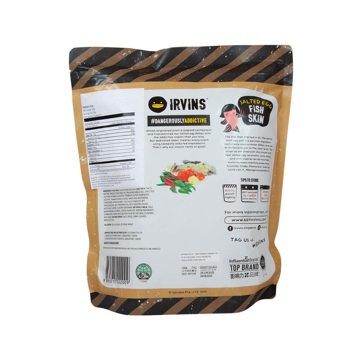 IRVINS Salted Egg Fish Skin (Large)  (180g)