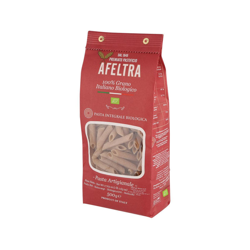 AFELTRA Organic Whole Wheat Penne Rigata  (500g)