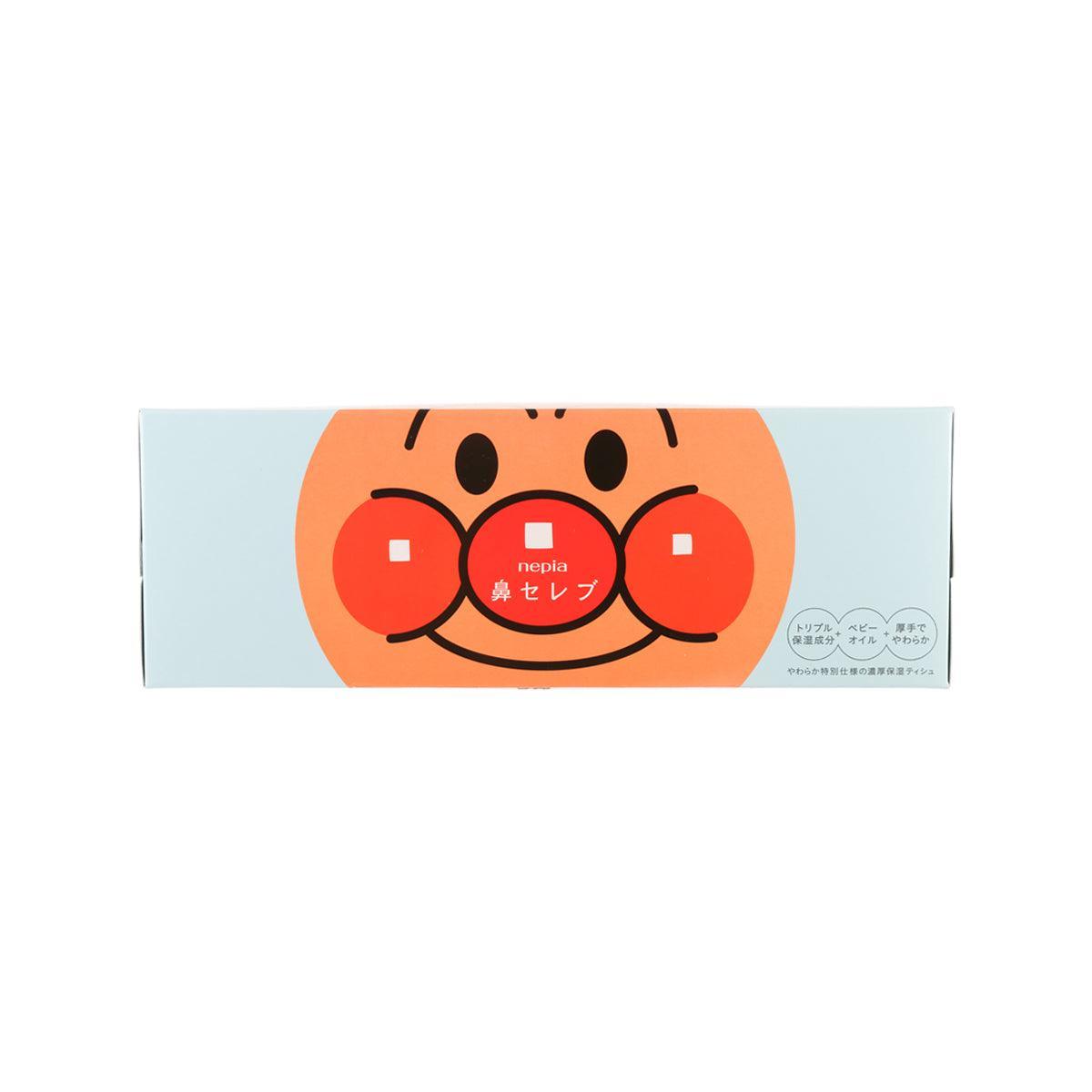 NEPIA 日本製麵包超人 鼻敏感紙巾180抽 X 1盒