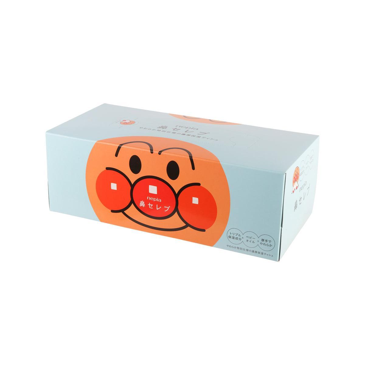 NEPIA 日本製麵包超人 鼻敏感紙巾180抽 X 1盒