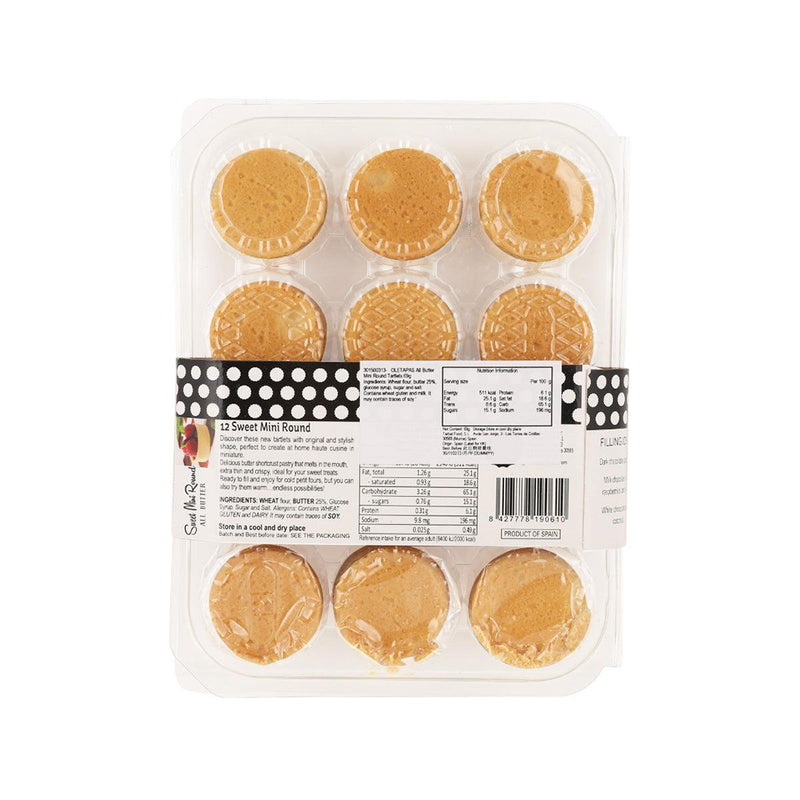 OLETAPAS All Butter Mini Round Tartlets  (69g)