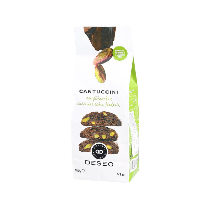 DESEO Dark Chocolate Biscuits with Pistachio Nuts  (180g)