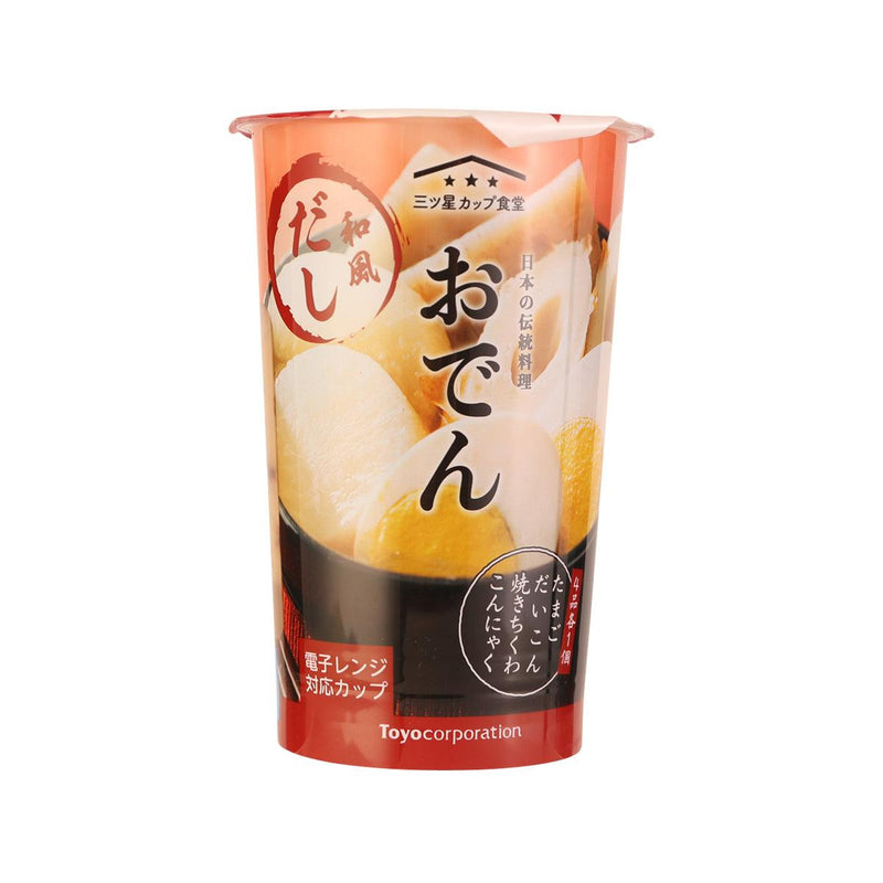 TOYOCORPORATIONS Three Stars Cup Canteen Series Instant Oden Cup - Japanese Style Dashi Soup (230g) - city&