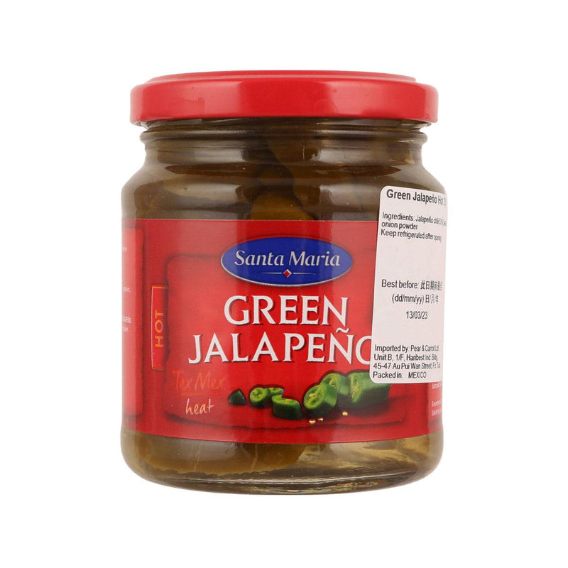 SANTA MARIA Green Jalapeno (Hot)  (215g)