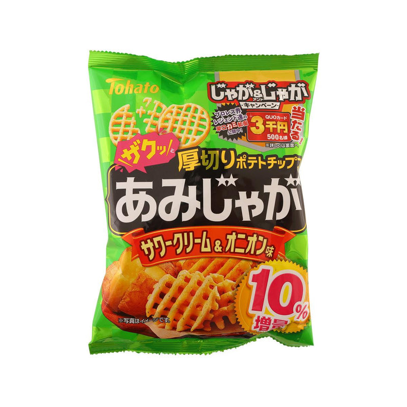 TOHATO Thick Sliced Potato Chips - Sour Cream & Onion Flavor (66g) - city&