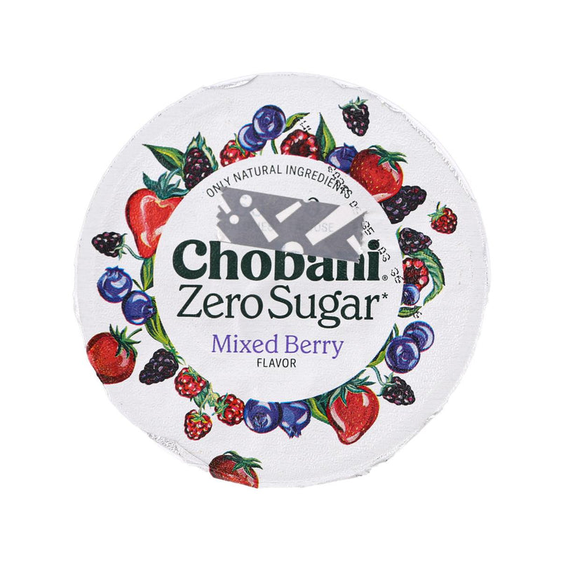 CHOBANI Zero Sugar Nonfat Greek Yogurt - Mixed Berry Flavor  (150g)