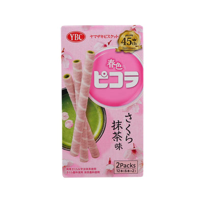 YBC Picola Biscuit Stick - Sakura Matcha  (12pcs) - city'super E-Shop