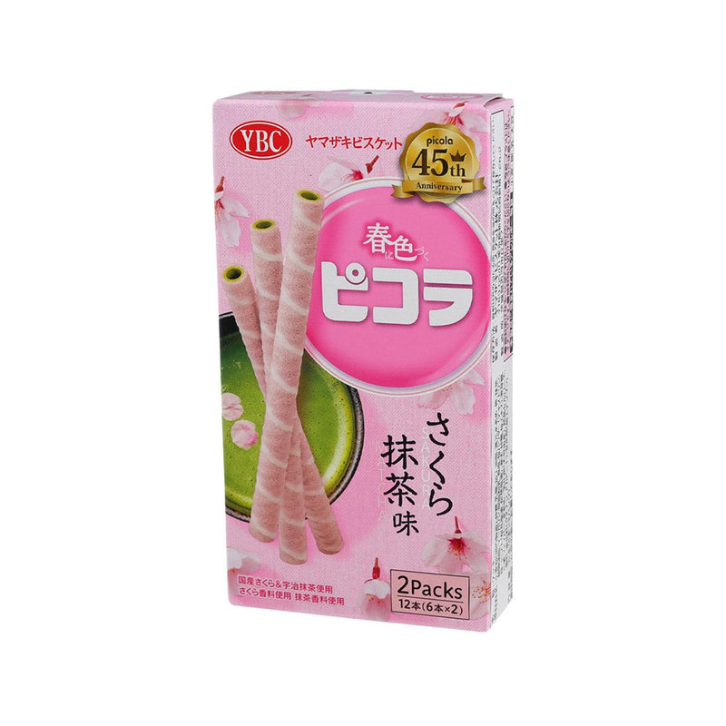 YBC Picola Biscuit Stick - Sakura Matcha  (12pcs) - city&