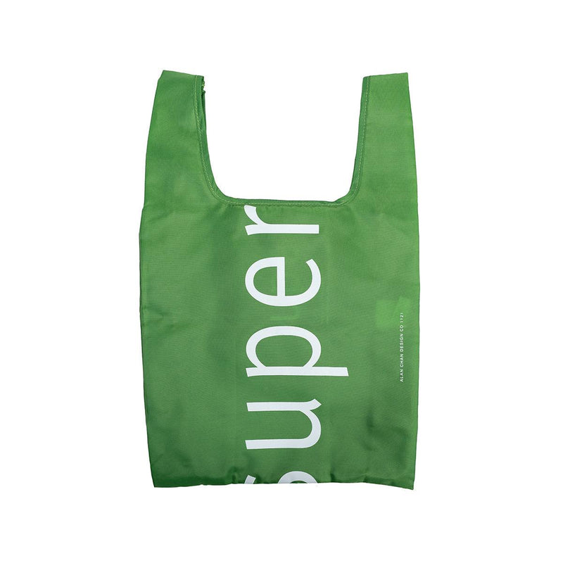 CITYSUPER Small Environmental Pocketable Bag-CS Logo-Green