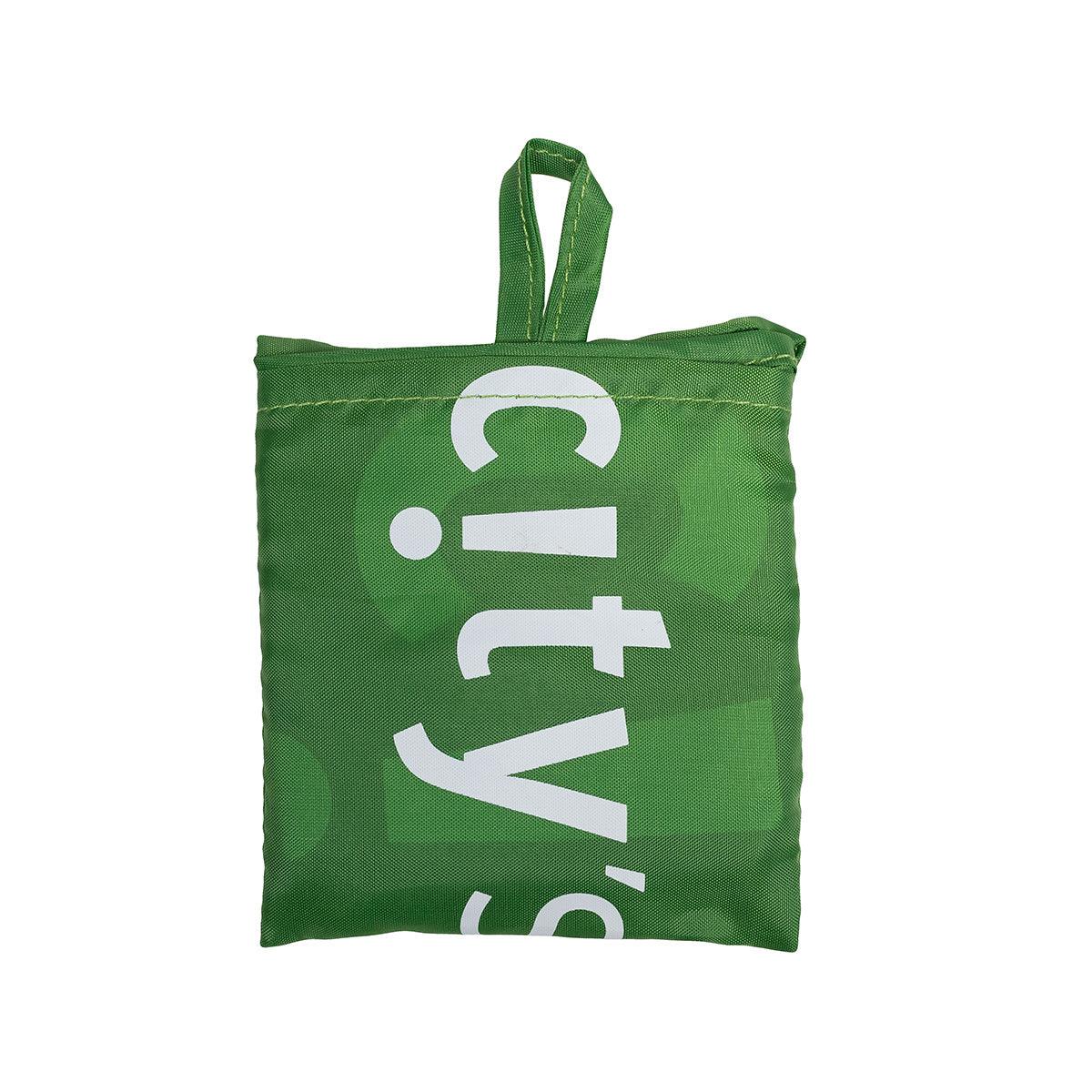 CITYSUPER 可摺疊環保袋(小)-<b>city</b>'super Logo-綠色