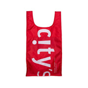 CITYSUPER 可摺疊環保袋(大)-<b>city</b>'super Logo-紅色