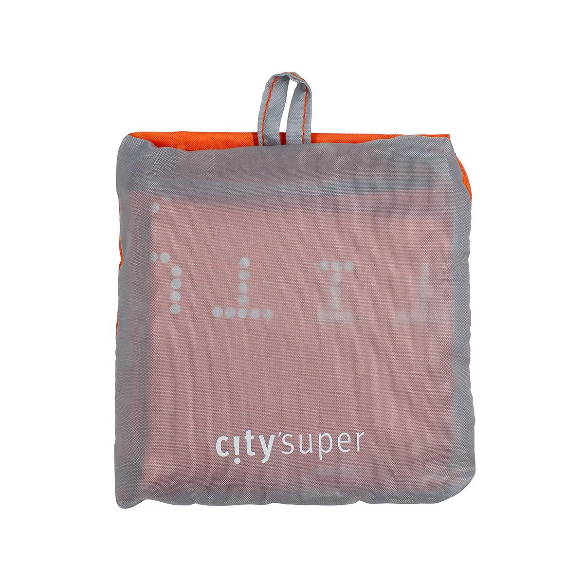 CITYSUPER Large Environmental Pocketable Bag-Happiness Depends on One's Attitude and Mindset