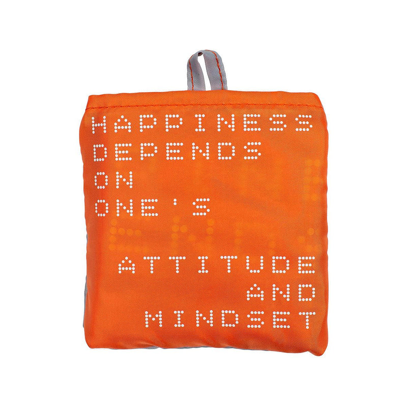 CITYSUPER Large Environmental Pocketable Bag-Happiness Depends on One&