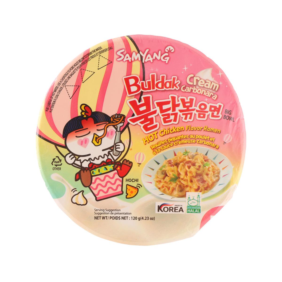 三養 辣雞奶油忌廉卡邦尼撈麵碗<span> </span> (120g)