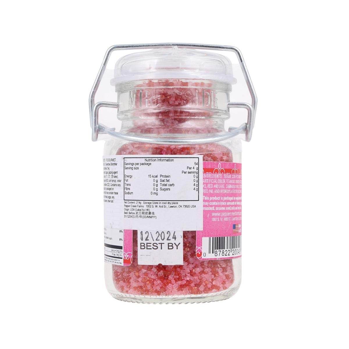 THE GOURMET BAKING CO Valentine Shimmer Sugar Sprinkles  (214g) - city'super E-Shop