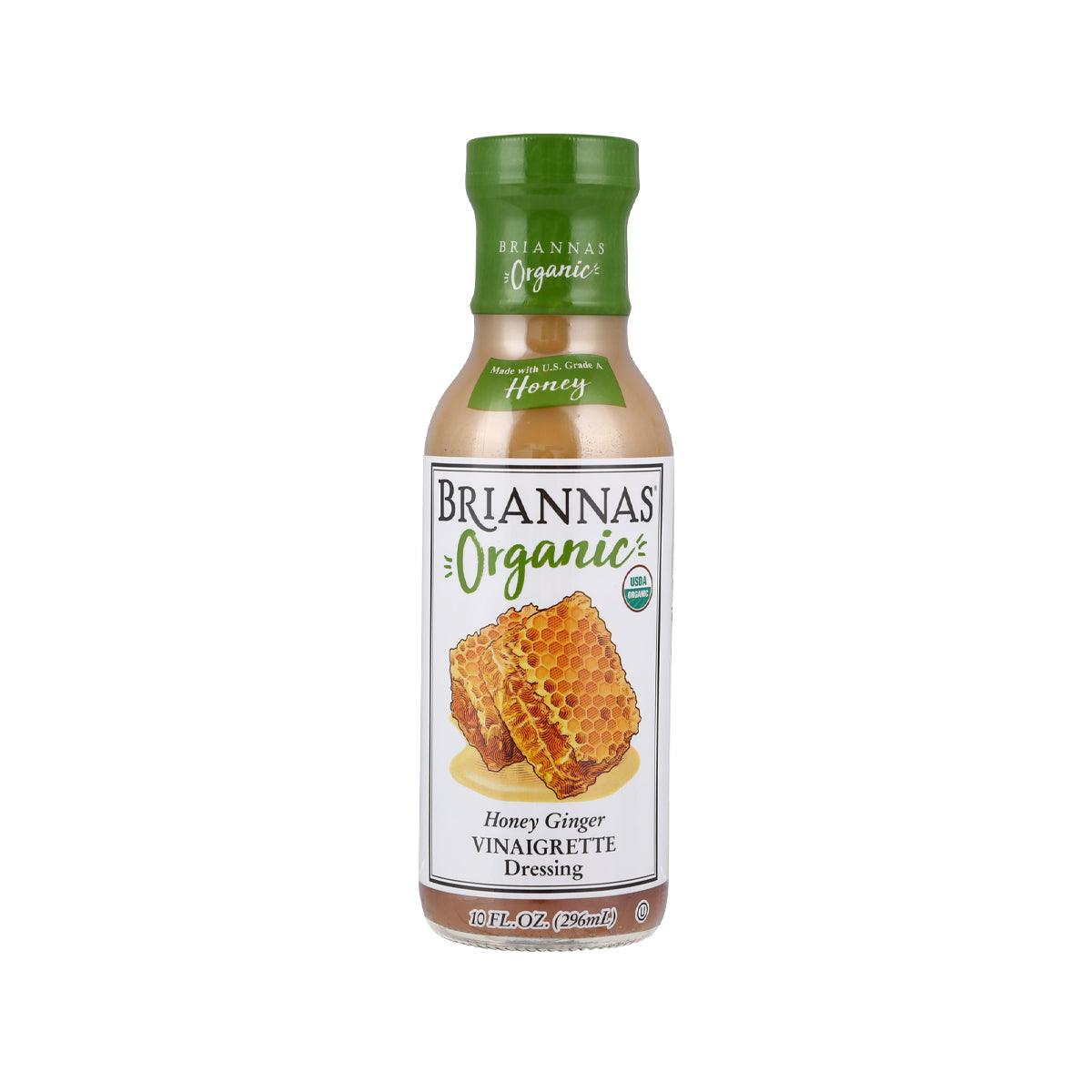 BRIANNA'S Organic Honey Ginger Vinaigrette, 296mL