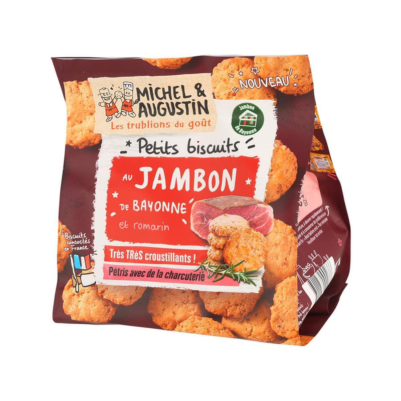 MICHEL & AUGUSTIN Savoury Biscuits with Ground Jambon de Bayonne and Rosemary  (90g)