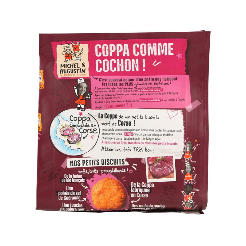 MICHEL & AUGUSTIN Savoury Biscuits with Coppa Ham and Madagascar Pepper  (90g)