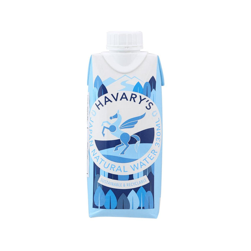 HAVARYS Japan Natural Water [Paper Based Bottle]  (330mL)