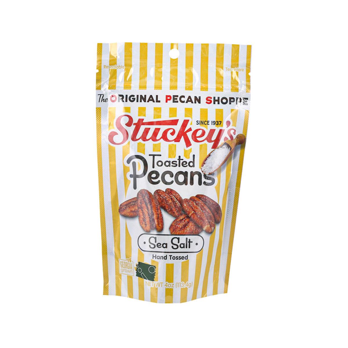 STUCKEYS Sea Salt Toasted Pecans, 113.4g – Gourmet Snack